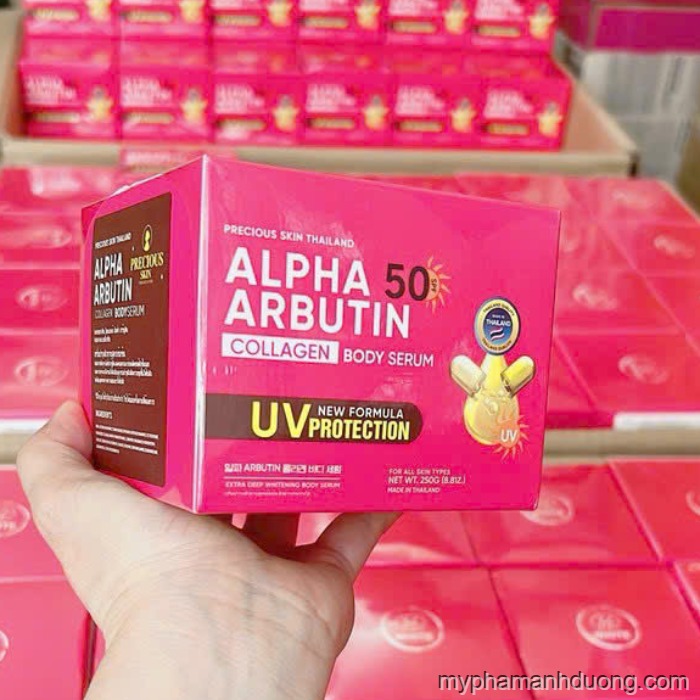 nguyên liệu kem trộn, kem alpha arbutin 50