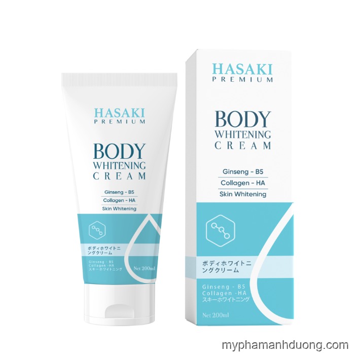 Kem Hasaki dưỡng trắng da toàn thân 200ml