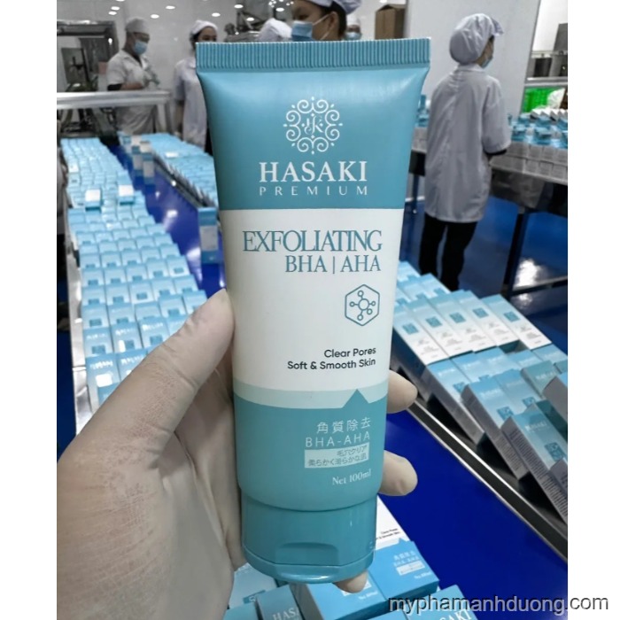 kem tẩy tế bào chết hasaki