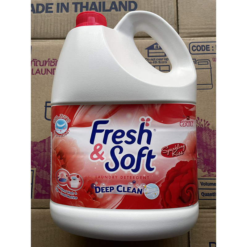 Nước giặt Fresh & Soft đỏ 3l